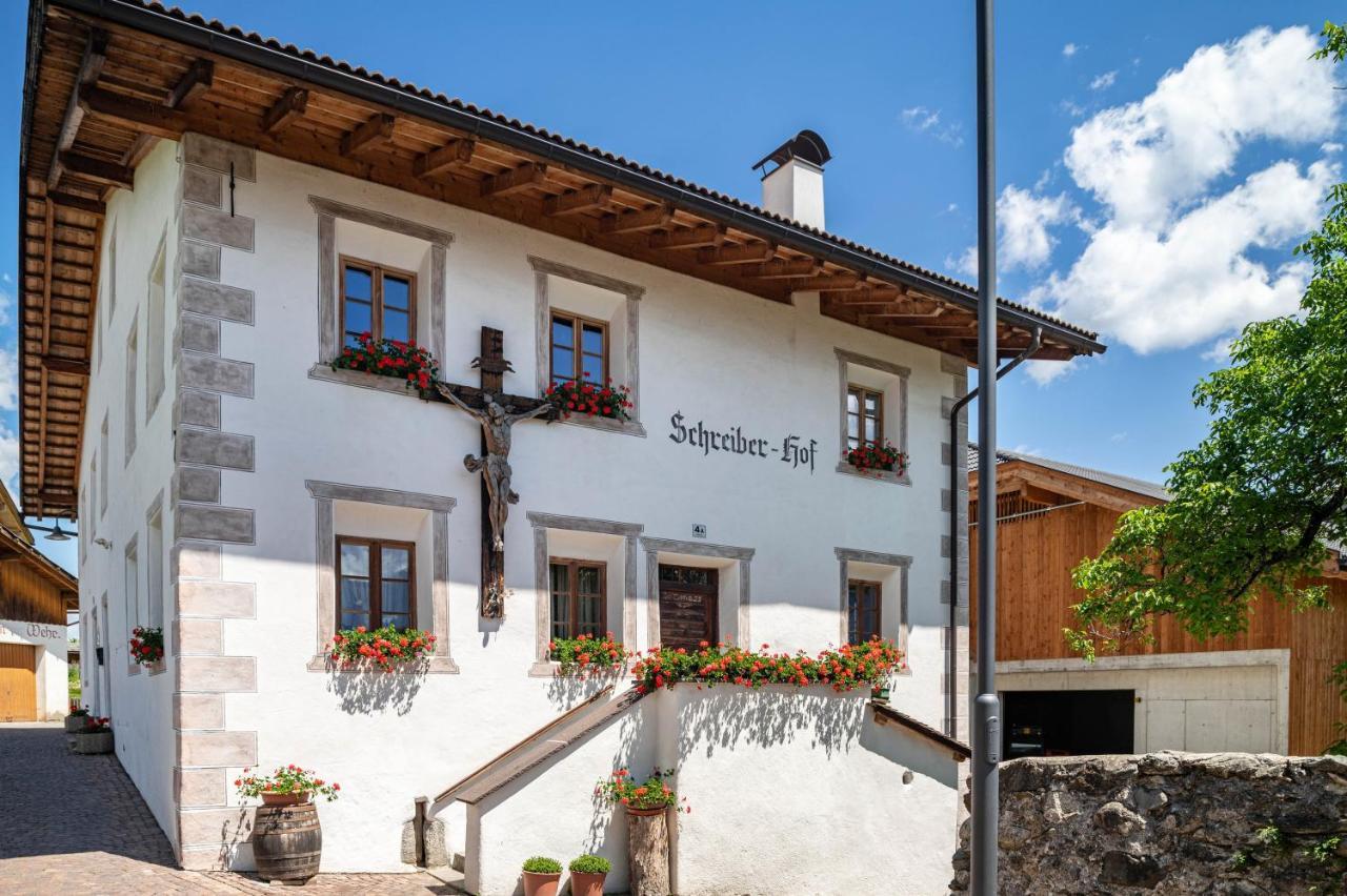 Apartament Schreiberhof Charme Lajen Zewnętrze zdjęcie